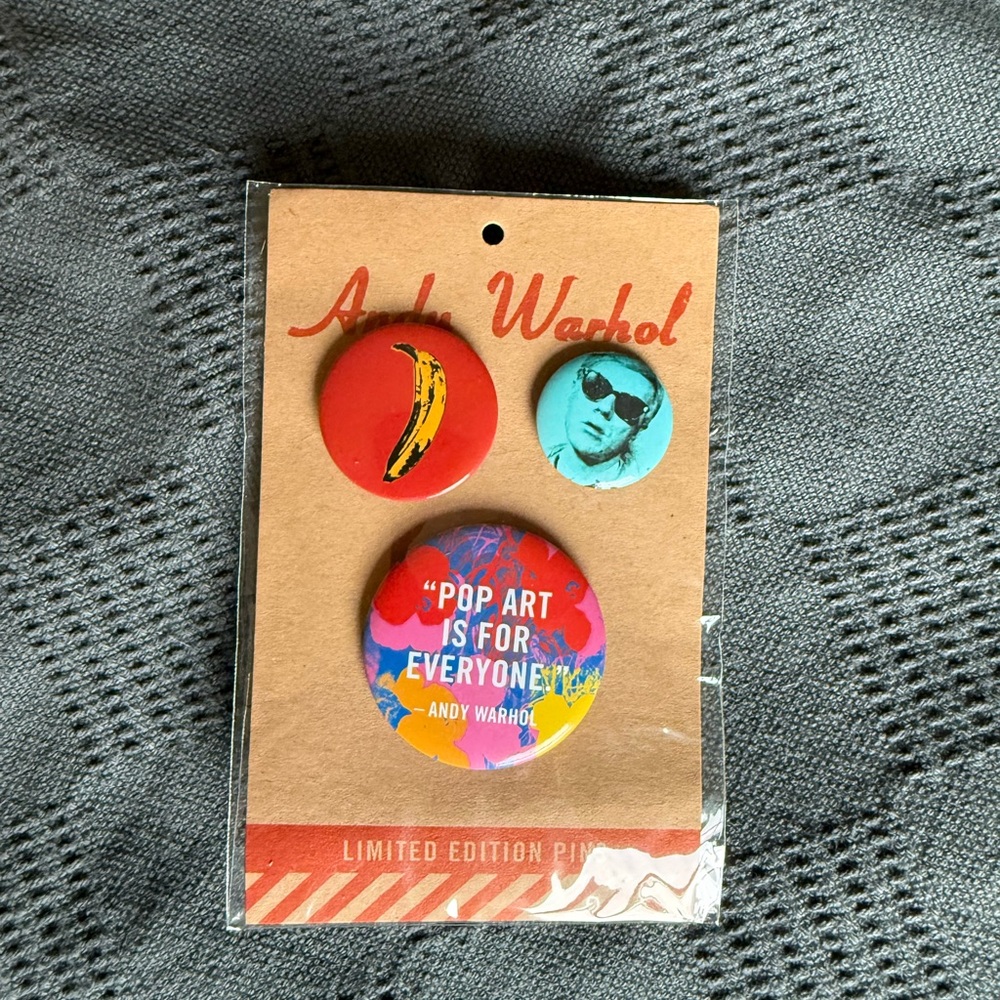 Andy Warhol pins